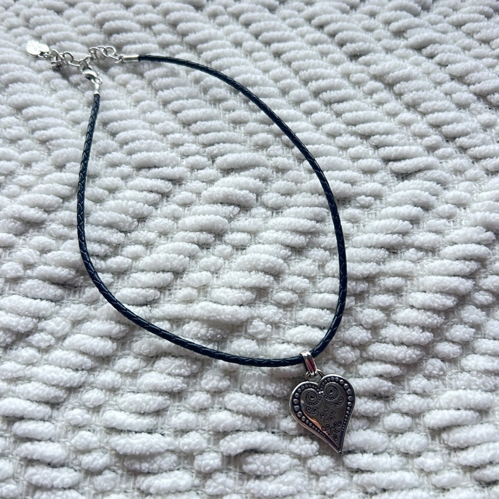 Silver Heart Pendant Necklace